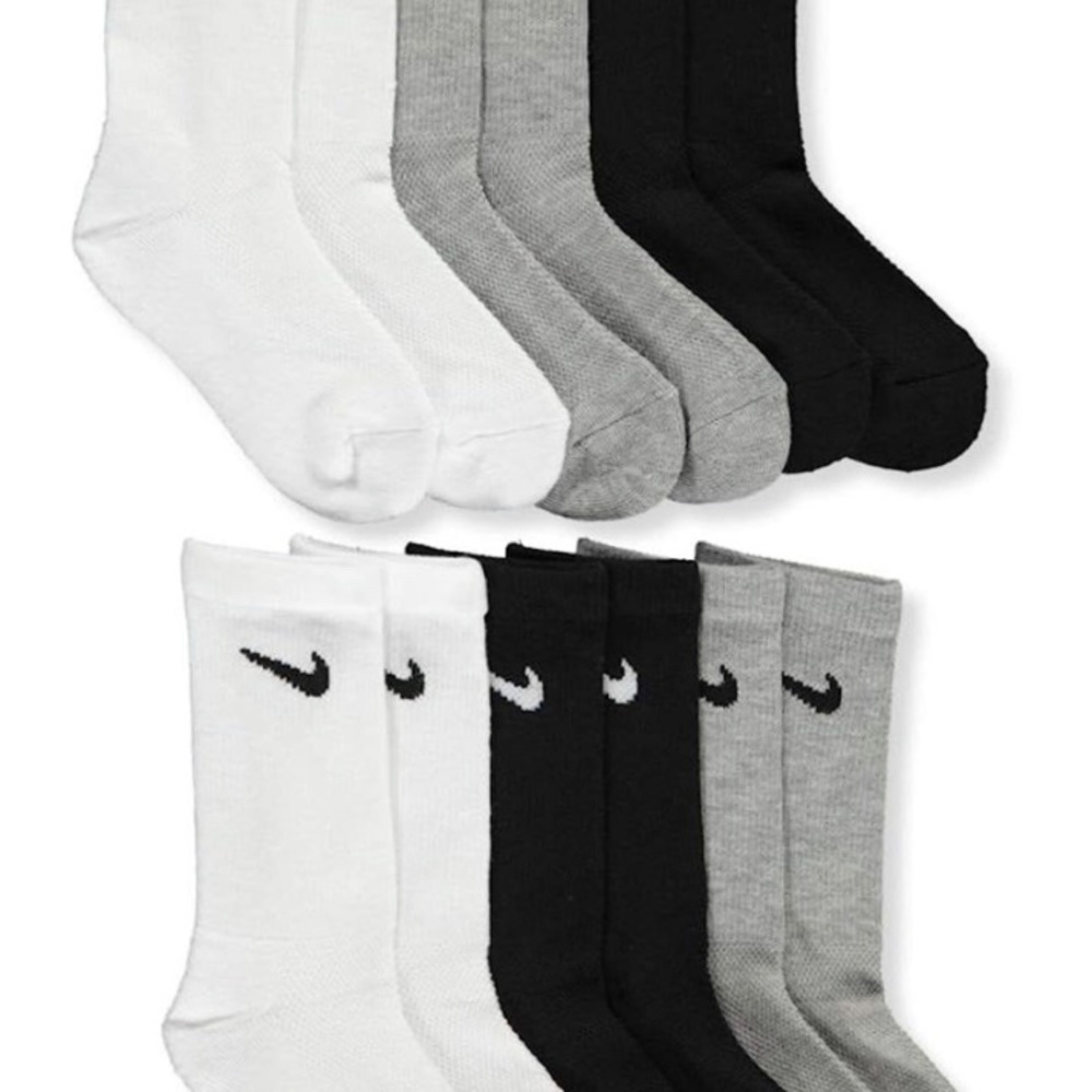 Baby sock 10c black white &grey